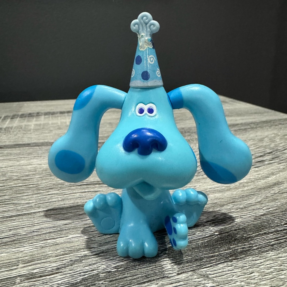 Blues Clues: Birthday Blue - Vintage Collectable Toy Figure